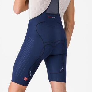 CASTELLI Cyklistické kalhoty krátké s laclem - AERO RACE S - šedá obraz