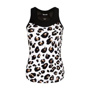 RIVANELLE Cyklistický dres bez rukávů - WILDCAT BELLA - bílá/vícebarevná obraz