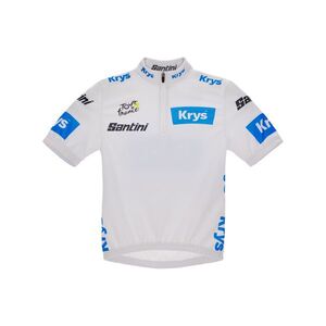 SANTINI Cyklistický dres s krátkým rukávem - TDF BEST YOUNG RIDER - bílá obraz