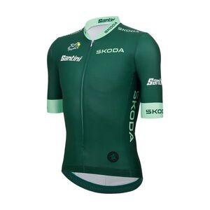 SANTINI Cyklistický dres s krátkým rukávem - TDF OFFICIAL BEST SPRINTER - zelená obraz