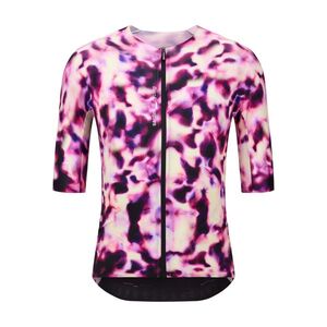 SANTINI Cyklistický dres s krátkým rukávem - UNICO COLORE - růžová/béžová obraz