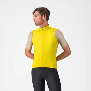 CASTELLI Cyklistická vesta - ESPRESSO 2 - žlutá obraz