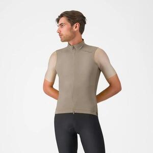 CASTELLI Cyklistická vesta - ESPRESSO 2 - béžová obraz