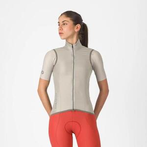 CASTELLI Cyklistická vesta - ARIA 2 W - béžová obraz
