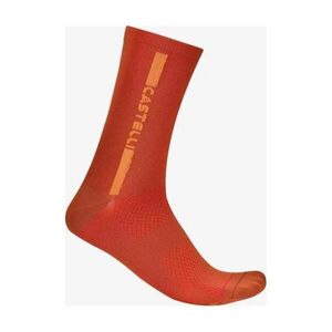 CASTELLI Cyklistické ponožky klasické - LINEA LOGO 15 - červená obraz