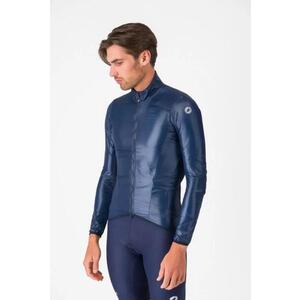 CASTELLI Cyklistická větruodolná bunda - ARIA SHELL 2 - modrá obraz