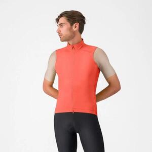 CASTELLI Cyklistická vesta - ESPRESSO 2 - červená obraz