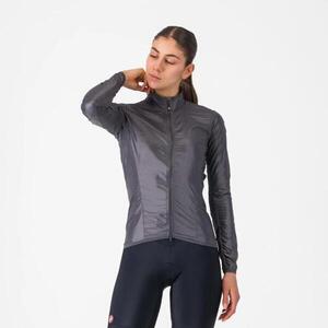 CASTELLI Cyklistická větruodolná bunda - ARIA SHELL 2 W - šedá obraz