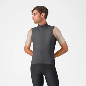 CASTELLI Cyklistická vesta - ESPRESSO 2 - šedá obraz
