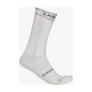 CASTELLI Cyklistické ponožky klasické - FAST FEET 4 - bílá obraz