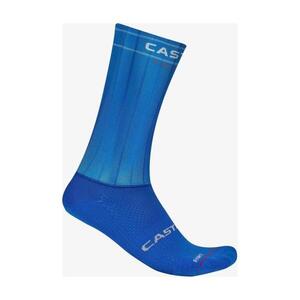 CASTELLI Cyklistické ponožky klasické - FAST FEET 4 - modrá obraz