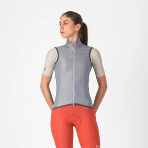 CASTELLI Cyklistická vesta - ARIA 2 W - stříbrná obraz
