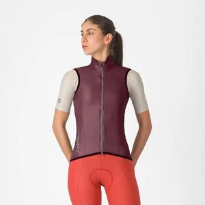CASTELLI Cyklistická vesta - ARIA 2 W - bordó obraz