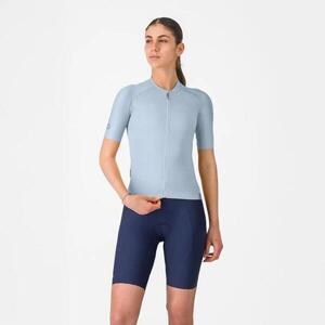 CASTELLI Cyklistický dres s krátkým rukávem - ESPRESSO 2 W - světle modrá obraz