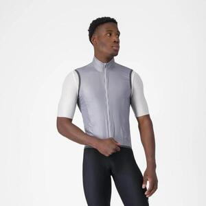 CASTELLI Cyklistická vesta - ARIA 2 - stříbrná obraz