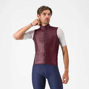 CASTELLI Cyklistická vesta - ARIA 2 - bordó obraz