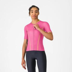 CASTELLI Cyklistický dres s krátkým rukávem - ANIMA FLOW - růžová obraz