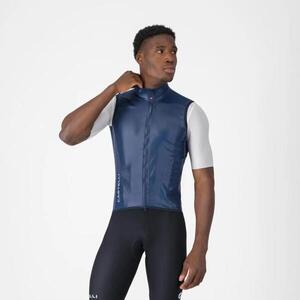 CASTELLI Cyklistická vesta - ARIA 2 - modrá obraz