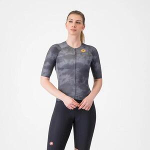 CASTELLI Cyklistický dres s krátkým rukávem - RACE 8S W - šedá obraz
