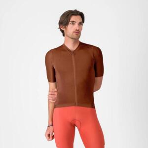 CASTELLI Cyklistický dres s krátkým rukávem - ESPRESSO 2 - hnědá obraz