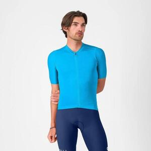 CASTELLI Cyklistický dres s krátkým rukávem - ESPRESSO 2 - světle modrá obraz
