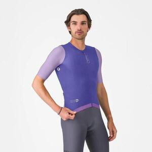 CASTELLI Cyklistický dres s krátkým rukávem - CORRETTO - fialová obraz