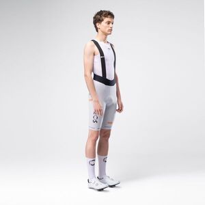 GOBIK Cyklistické kalhoty krátké s laclem - LANCER NETCOMPANY INEOS DIAMOND 26 - bílá obraz