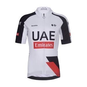 BONAVELO Cyklistický dres s krátkým rukávem - UAE 2026 - bílá/černá/červená obraz