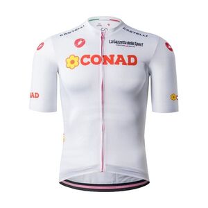 CASTELLI Cyklistický dres s krátkým rukávem - GIRO109 COMPETIZIONE 4 - bílá obraz