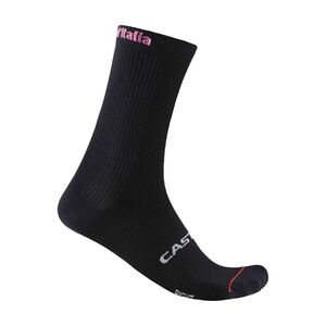 CASTELLI Cyklistické ponožky klasické - GIRO LOGO 18 - černá obraz