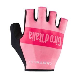 CASTELLI Cyklistické rukavice krátkoprsté - GIRO 3 - růžová obraz