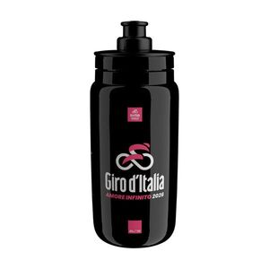 ELITE Cyklistická láhev na vodu - FLY GIRO D'ITALIA BLACK MAP 550 ML 2026 - černá obraz