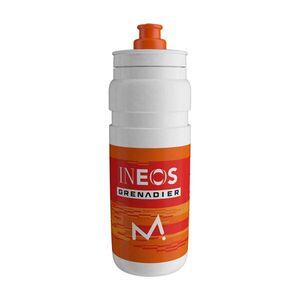 ELITE Cyklistická láhev na vodu - FLY INEOS GRENADIER 750 ML 2026 - bílá/oranžová obraz