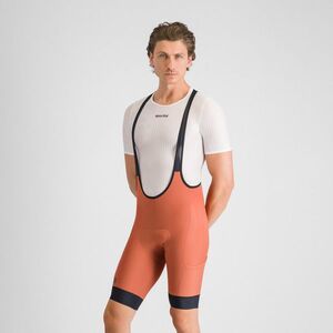 SPORTFUL Cyklistické kalhoty krátké s laclem - GIARA 2 - oranžová obraz