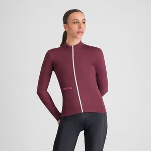 SPORTFUL Cyklistický dres s dlouhým rukávem zimní - CLASSIC THERMAL - bordó obraz