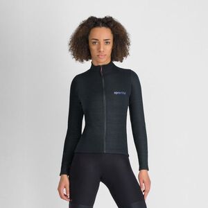SPORTFUL Cyklistický dres s dlouhým rukávem zimní - SUPERGIARA WOOL - černá obraz