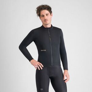 SPORTFUL Cyklistický dres s dlouhým rukávem zimní - CLASSIC THERMAL - černá obraz