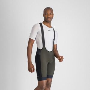 SPORTFUL Cyklistické kalhoty krátké s laclem - SUPERGIARA 2 - zelená/černá obraz
