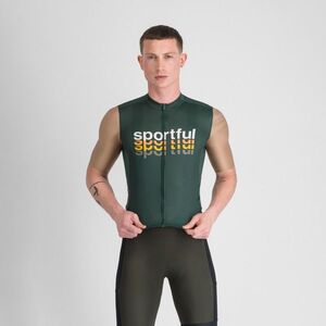 SPORTFUL Cyklistický dres s krátkým rukávem - SUPERGIARA 2 - zelená/zlatá obraz