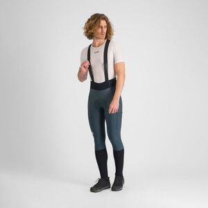 SPORTFUL Cyklistické kalhoty dlouhé s laclem - SUPERGIARA - zelená/černá obraz