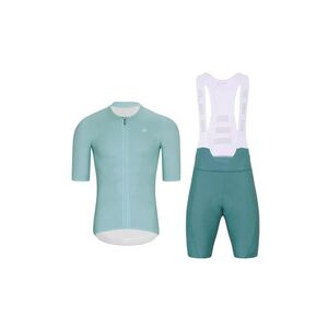 HOLOKOLO Cyklistický krátký dres a krátké kalhoty - ELEVATE - modrá/světle modrá obraz