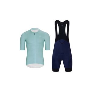 HOLOKOLO Cyklistický krátký dres a krátké kalhoty - ELEVATE - modrá/černá/světle modrá obraz