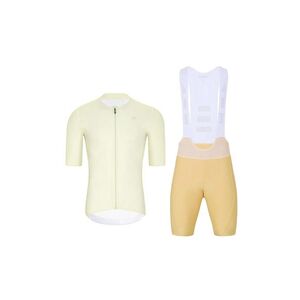 HOLOKOLO Cyklistický krátký dres a krátké kalhoty - ELEVATE - béžová/ivory obraz