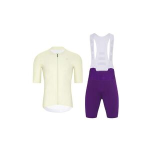 HOLOKOLO Cyklistický krátký dres a krátké kalhoty - ELEVATE - fialová/ivory obraz
