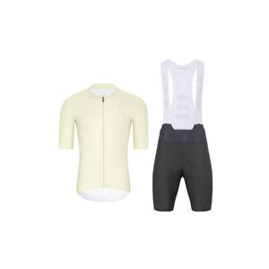HOLOKOLO Cyklistický krátký dres a krátké kalhoty - ELEVATE - antracitová/ivory obraz