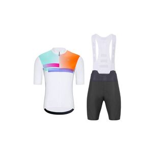 HOLOKOLO Cyklistický krátký dres a krátké kalhoty - SPECTRO - antracitová/bílá obraz