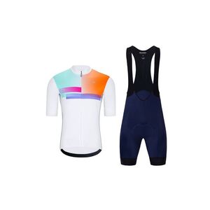 HOLOKOLO Cyklistický krátký dres a krátké kalhoty - SPECTRO - modrá/černá/bílá obraz