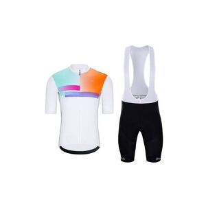 HOLOKOLO Cyklistický krátký dres a krátké kalhoty - SPECTRO - černá/bílá obraz