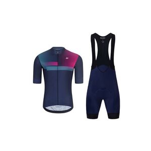 HOLOKOLO Cyklistický krátký dres a krátké kalhoty - SPECTRO - modrá/černá obraz