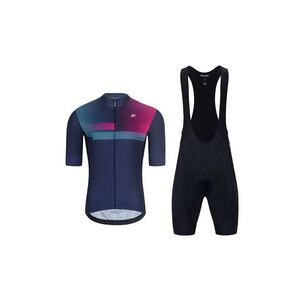 HOLOKOLO Cyklistický krátký dres a krátké kalhoty - SPECTRO - modrá/černá obraz